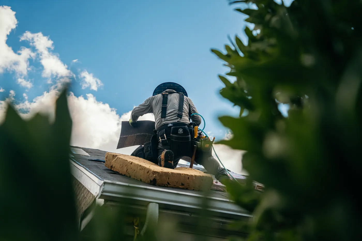 Commercial roof inspection documented in Station Hill